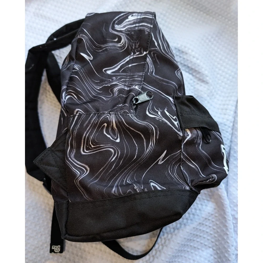 Pink Campus Backpack Victoria's Secret Black & White Marbled Logo Travel Bag 15